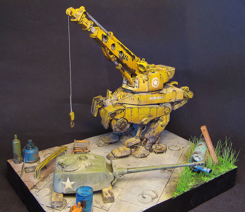 Illustration for article titled Light-up Warhamer 40k tabletop cathedral